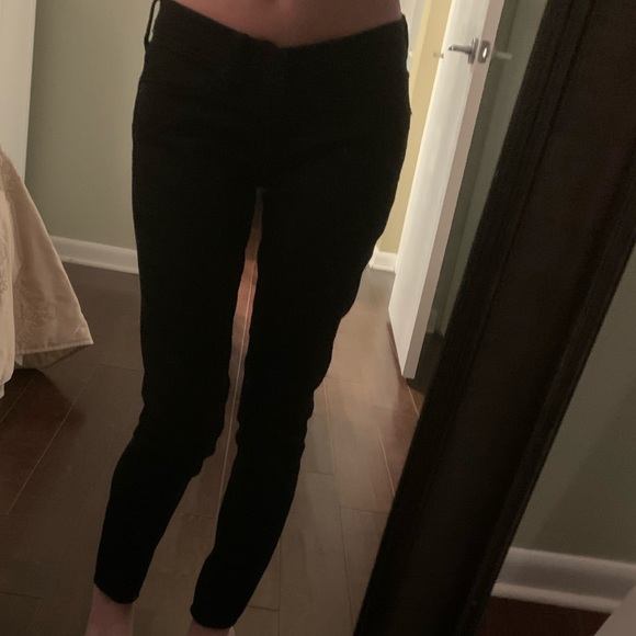 Lucky brand sze 0/25 Charlie Capri black worn once - Picture 2 of 5